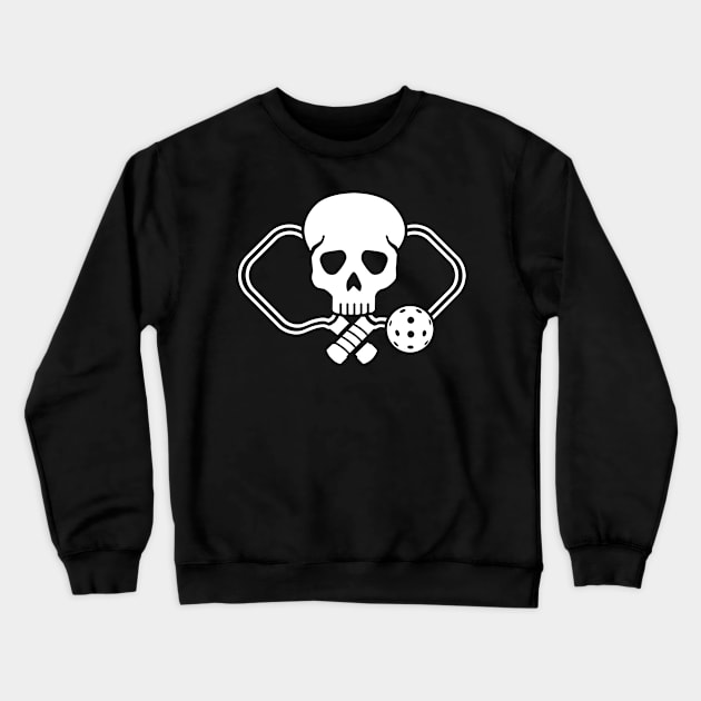 Pickleball skull Crewneck Sweatshirt by Designzz